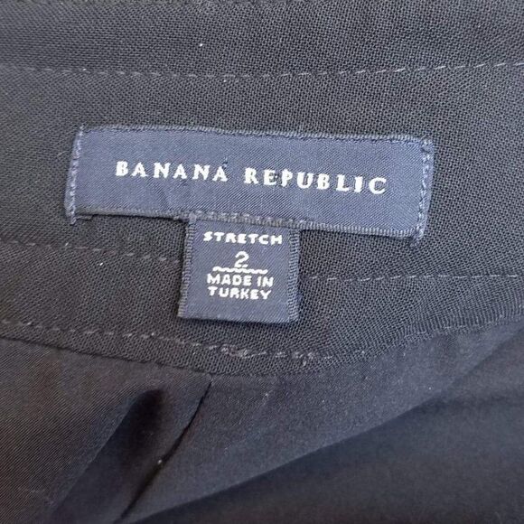 Banana Republic Black Stretch Pencil Skirt - Picture 3 of 4